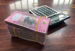Withdrawing Money in Kigali